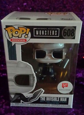 Funko Pop Universal Monsters B&W The Invisible Man #608 - Walgreens Exclusive