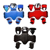 Adults Children Thickening Taekwondo Sparring Equipment Body Protective Gear Set Adults Children Thickening Taekwondo Sparring Equipment Body Protective Gear Set