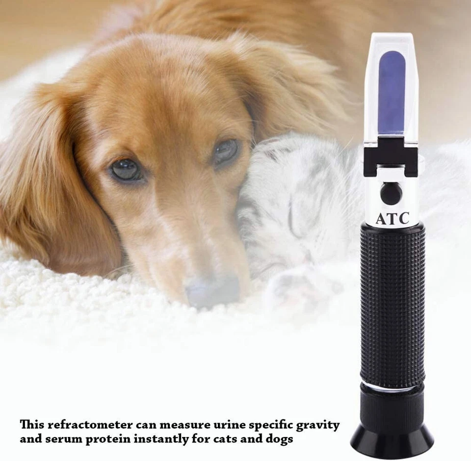 Clinical Refractometer with ATC Tri-Scale-Serum Protein Urine SG Veterinary - Image 3 of 4