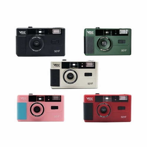 📸Appareil Photo Argentique Réutilisable Vibe 501F 35mm VERT - Photo 5/5