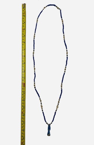 Collar Santa Muerte Azul / Blue Santa Muerte Necklace - 第 4/6 張圖片