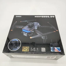 DMES P-19 Pro Max Drone, Ultra HD Dual Lens Obstacle Avoidance Headless Mode