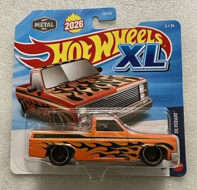 ホットウィール '83 シェビー シルバラード オレンジ NEW 2026 Hot Wheels XL '83 Chevy Silverado Pickup Truck Orange W