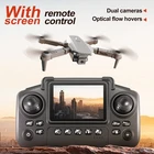 Drone 2026 4K HD Dual Camera WiFi FPV Foldable RC Quadcopter with Screen Remote