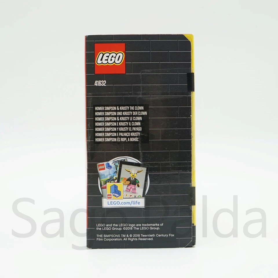 LEGO 41632 Brickheadz Homer Simpson & Krusty the Clown 2018 NEW SEALED **READ** - Image 3 of 4