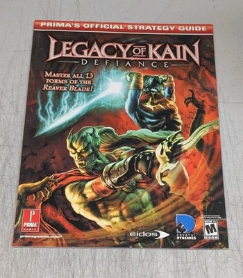 Legacy of Kain Defiance Prima Official Strategy Guide PS2 Xbox Eidos