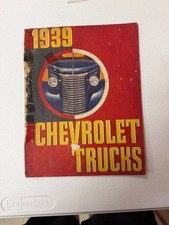1939 Chevrolet Truck Panel Express Pickup Truck Stake Coe Woody Sales Brochure
