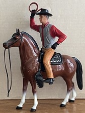 VINTAGE 1950's HARTLAND MAJOR SETH ADAMS w/ORIGINAL LASSO WARD BOND WAGON TRAIN