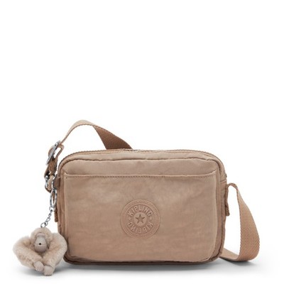 Kipling Mini Schultertasche Crossbody ABANU in hellbraun beige FW2026 UVP 73£