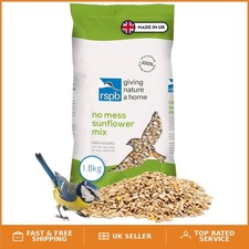 Husk Free 1.8kg Sunflower Hearts - Ideal Bird Feeder & Table Food for All Birds 8.88 per kilo