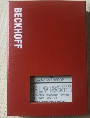 New In Box Beckhoff KL9186 PLC Module KL9186 KL9186 Free shipping