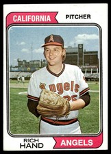 1974 Topps Rich Hand California Angels #571