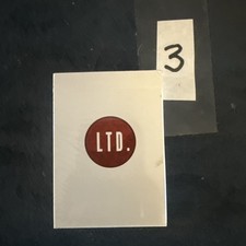 RARE Ellusionist White LTD Playing Cards New and Sealed 