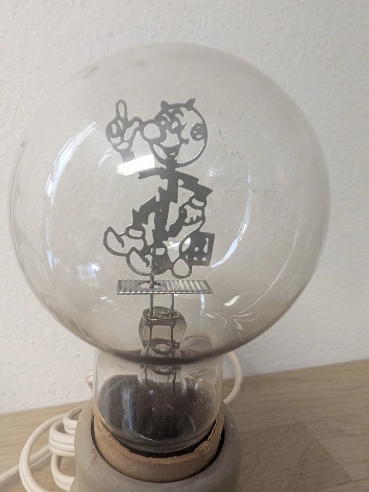 Vintage Original Reddy Kilowatt Aerolux Advertising Light Bulb - Base Included - Image 4 of 4