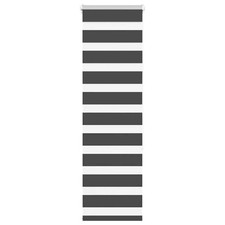 Zebra-Rollo 45x150 cm Stoffbreite 40,9 cm Schwarz