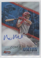 2021 Bowman's Best Best of 2021 Auto Refractor Nick Maton #B21-NM Auto 0b5f