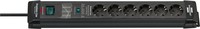 Brennenstuhl 1951160400 1.8m Internal IP20 Black 6 socket s AC 90mm Premium-Line