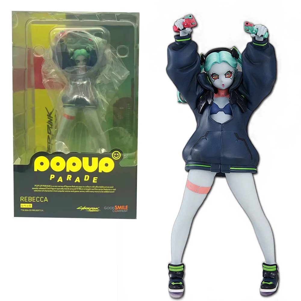 Cyberpunk Edgerunners Figure The Gun Rebecca Anime Figure. 17cm