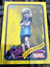 VALERIA RICHARDS YELLOW LAVA REFRACTOR - 2025 Topps Chrome Marvel #87