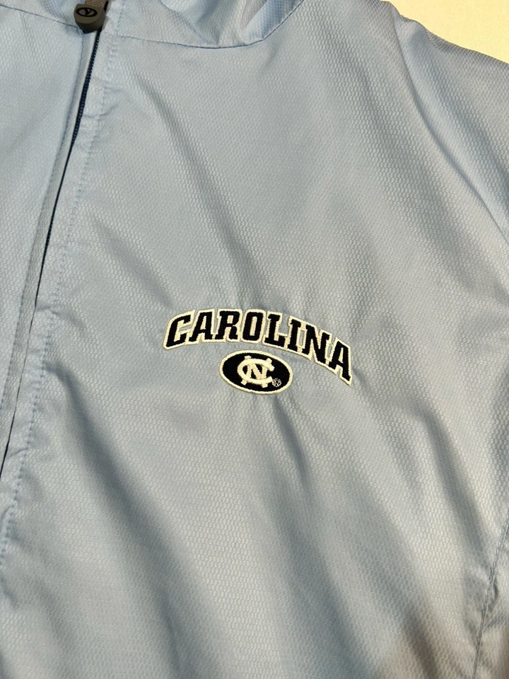 Vintage UNC Carolina Hooded Light Jacket Windbreaker Size XL Vantage Brand - Image 2 of 4