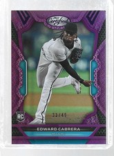 Cubs - Edwardo CABRERA #33/49 - 2022 Certified PURPLE #5