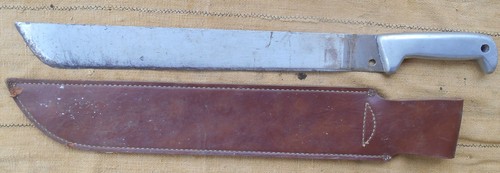 Original Vietnam War BARTEAUX Machete With Original Sheath Made In USA  26.5" - Picture 2 of 5