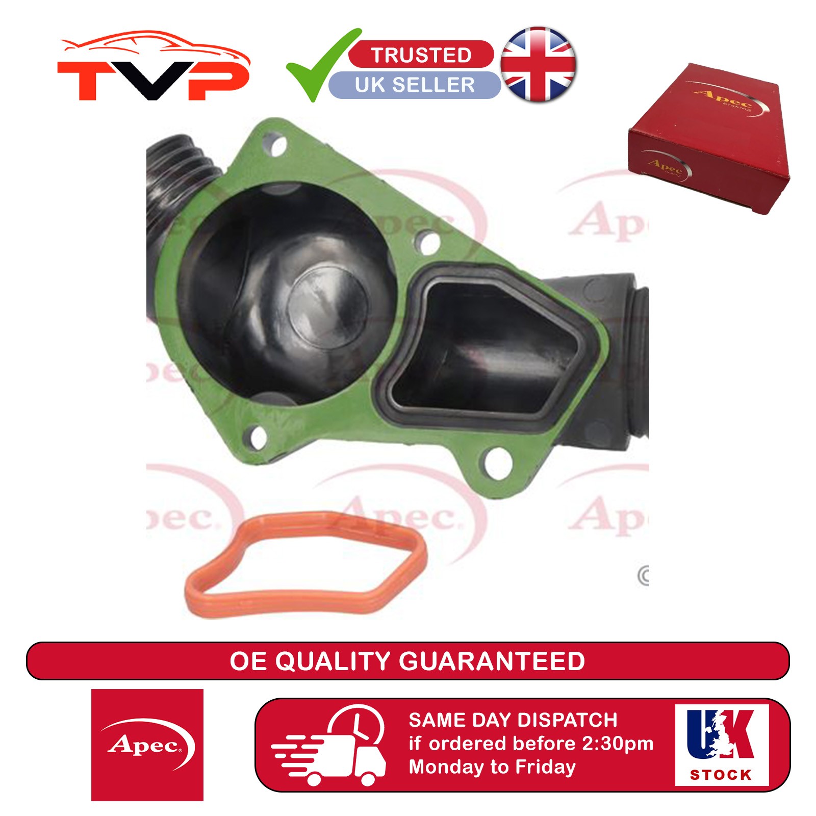 Cooling System Coolant Flange APEC ATH1540 Fits BMW 3 Series 5 Series Z3 Plastic - Image 16