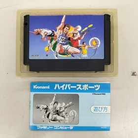 KONAMI Hyper Sports Famicom Nintendo NES Game Cart