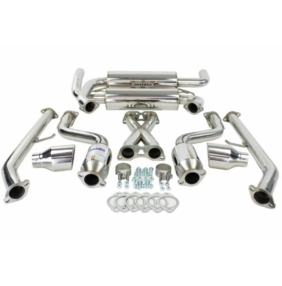 Invidia Gemini Stainless Dual Cat-Back Exhaust System fits 2009-2016 Nissan 370Z Foto 2 de 4