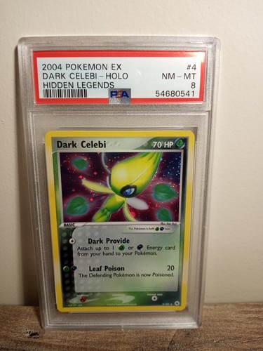 Dark Celebi graded PSA 8 for sale on eBay