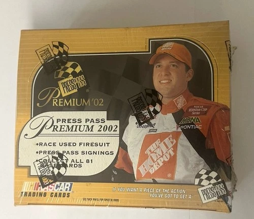 2002 Press Pass Premium NASCAR Racing Hobby Edition Box Factory Sealed 24 Pack