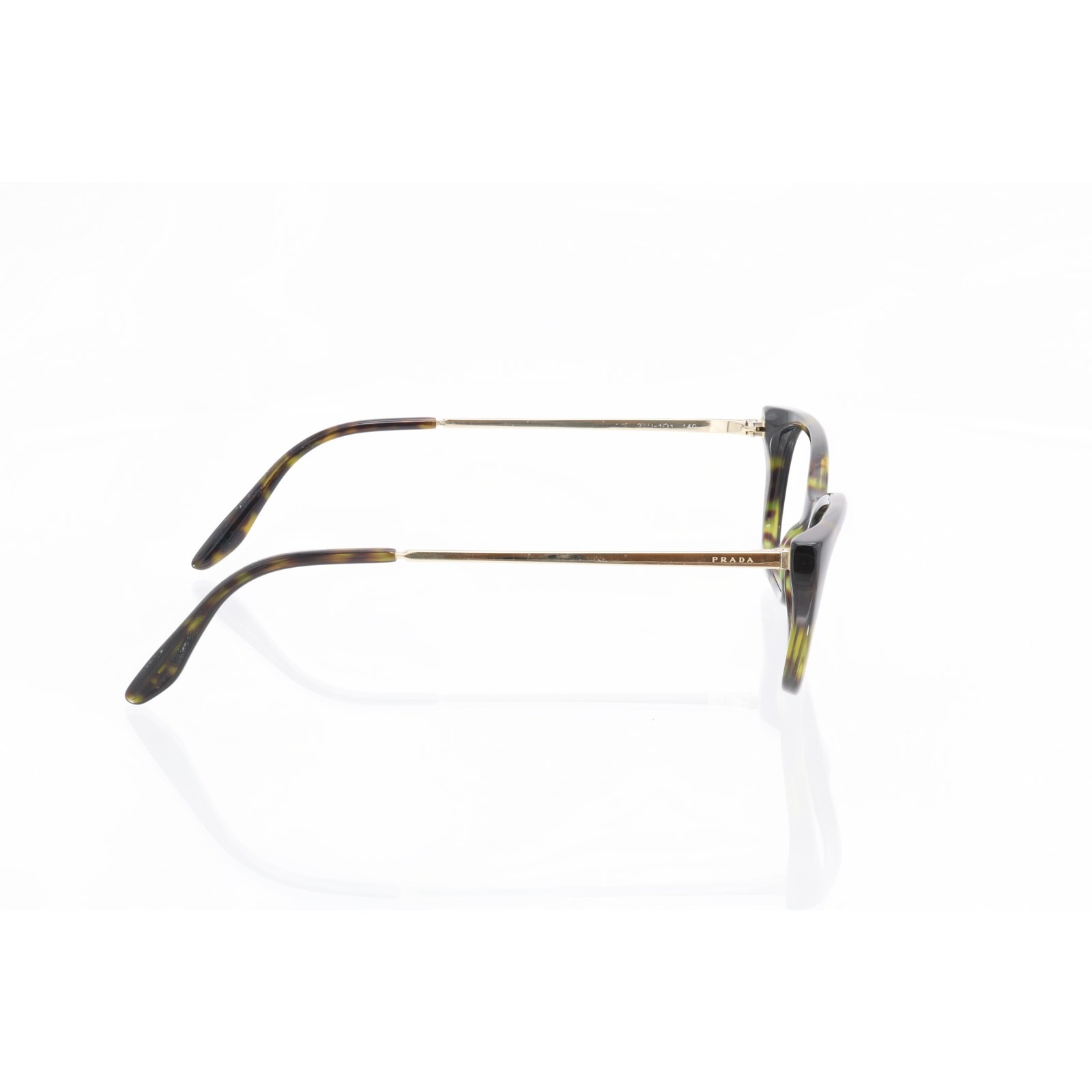 Prada PR 14XV Green/Brown Tortoise 52-16-140mm Eyeglasses FRAMES ONLY - GOOD thumbnail 6