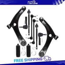 10X Front Lower Control Arm & Ball Joint Tie Rod Kit For Dodge Caliber 2007-2012