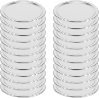 24Stück Mason Jar Deckel, Einmachgläser Dichtungskappen Lebensmittelkappen Ausla