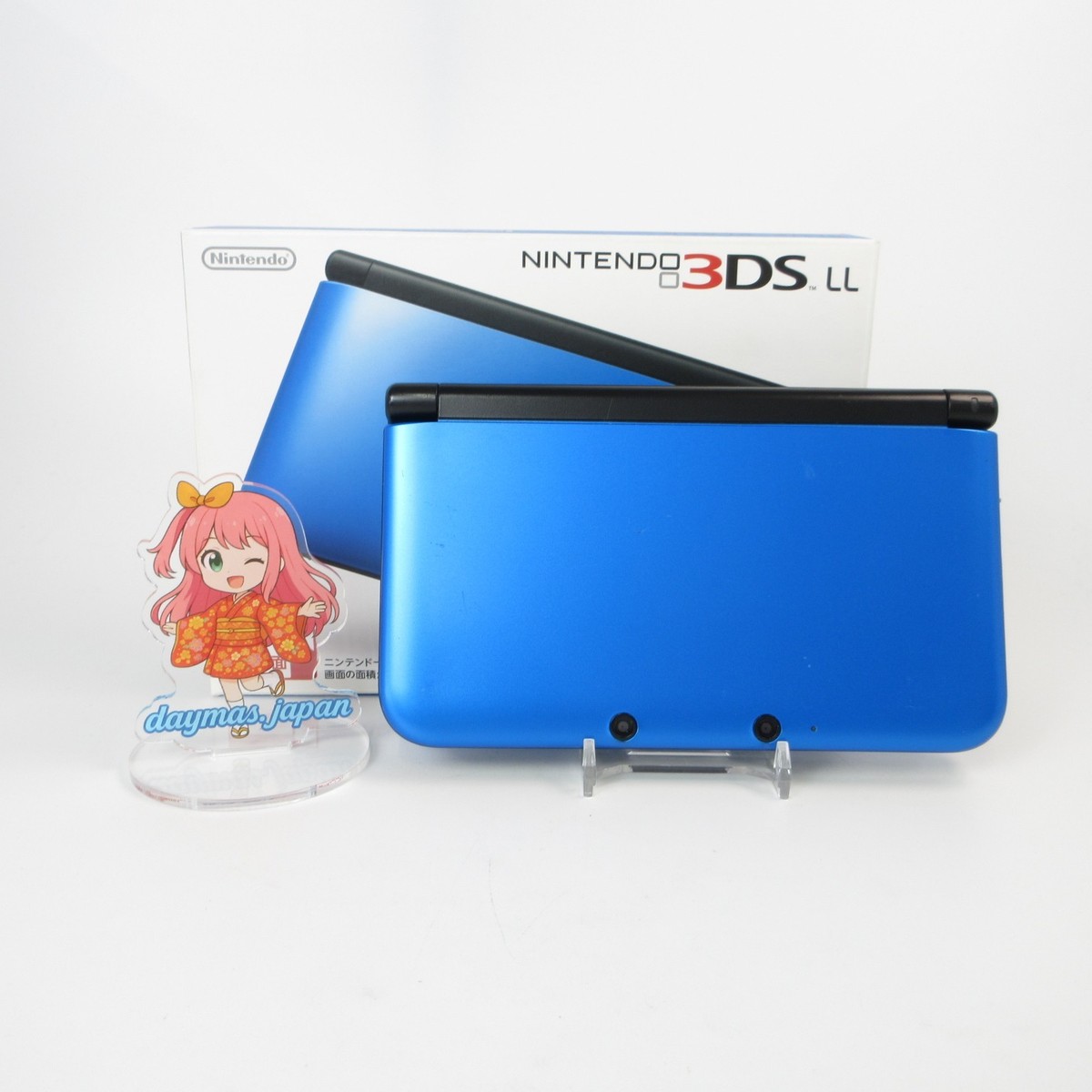 Excellent】Nintendo 3DS LL XL Blue x Black Console Japanese