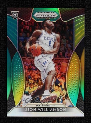2019 Panini Prizm Draft Picks Green & Yellow /249 Zion Williamson Rookie RC 9y4
