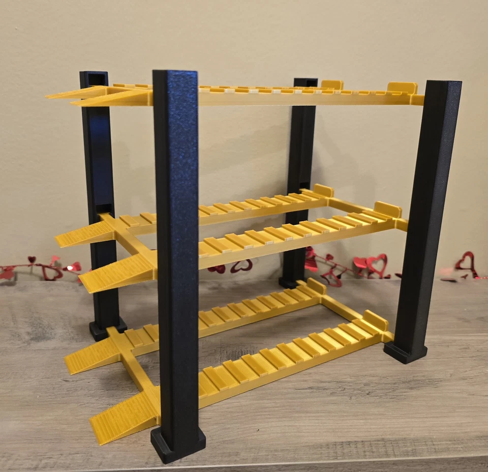 1:18 Scale 4 Post Lift Garage Display 3 tier for Diecast - Image 4 of 4