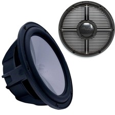 Wet Sounds Revo 12" Sub and Grill Black Sub and Black Closed Face XW Grill 4 Ohm
