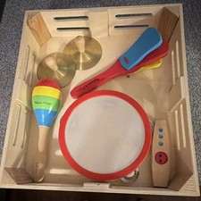 Melissa  Doug Wooden Musical Instruments Set for Ages 3-7