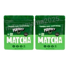 2x Perfect Ted 100% Pure Organic Ceremonial Grade Japan Matcha Green Tea Powder 