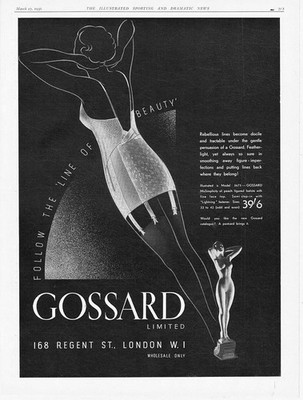 GOSSARD Women's Underwear - Vintage Advertisement 1936