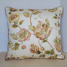 Multicolor Floral Leaf Botanical Reversible Accent Pillow Cover Unbranded 18x18