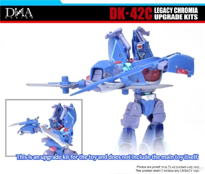 DNA DK-42C LEGACY CHROMIA UPGRADE KITS TFP Toys Model Action Figure Reprint - Image 4 of 4
