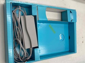 Lot Of Nintendo Wii White Portable Video Game Console With Controllers And Games