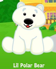 Webkinz Classic Lil Polar Bear - hs116 - Virtual Adoption Code Only