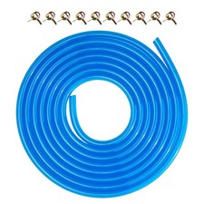 3/16 Clear Fuel Line Hose Tube Blue I.D 3/16" x O.D 5/16" 5 mm x 8 mm 
