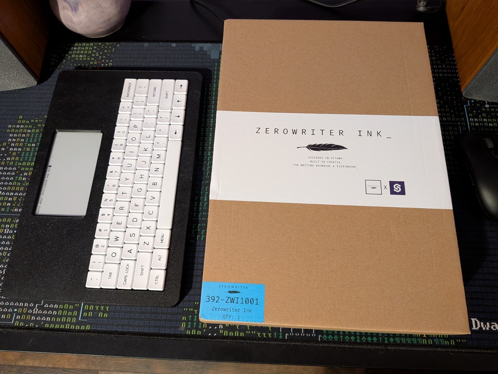 Zerowriter Ink - E-ink Low Distraction Typerwriter