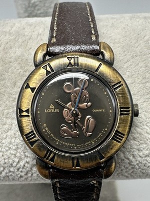 Lorus V811-4290 Disney Mickey Mouse Vintage‎ Ladies Rare New Battery 27MM 6.75\