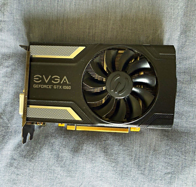 EVGA NVIDIA GeForce GTX 1050 Graphics Card Single Fan Heatsink Multi-Monitor
