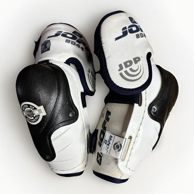 Vintage JOFA JDP 8044 Elbow Pads Ice Hockey Senior Adult L/XL White NHL Y2K